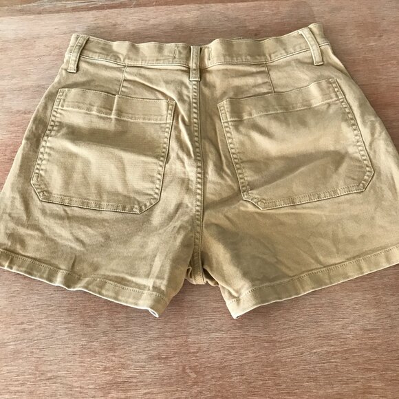 Madewell The Perfect Vintage Fatigue Shorts Women 28 Brown High Rise Stretch - Picture 2 of 11